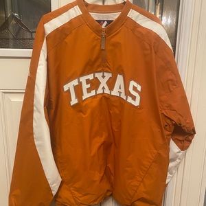 Majestic UT Texas quarter zip jacket